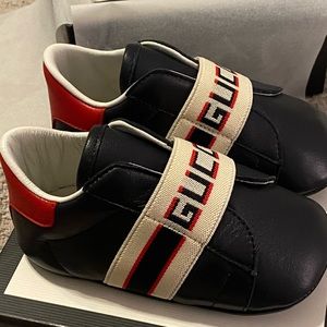 Gucci Baby’s Leather Sneakers - New in Box - Size 6-9 Months